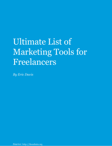 Ultimate List of Marketing Tools for Freelancers cover